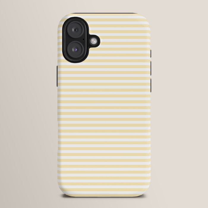 Lemon Honey Cream Stripe iPhone Case Gallery Image 14