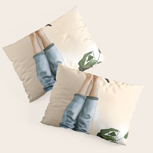 Paws and Prose Pillow Sham Gallery Image 1