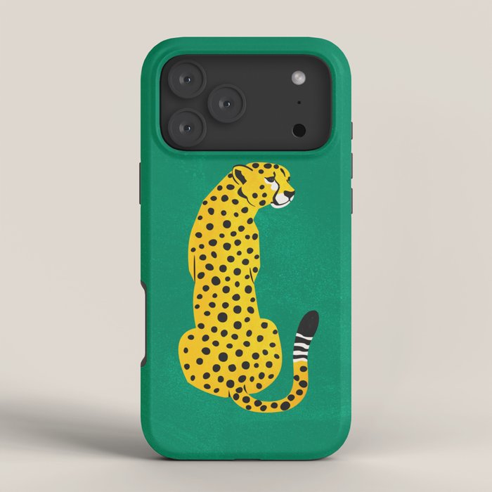 The Stare: Golden Cheetah Edition iPhone Case Gallery Image 4