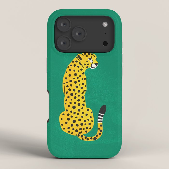 The Stare: Golden Cheetah Edition iPhone Case Gallery Image 3