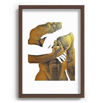 Echoes II - NOODOOD Painting (Gold doesn't print shiny) Framed Art Print Gallery Image 38