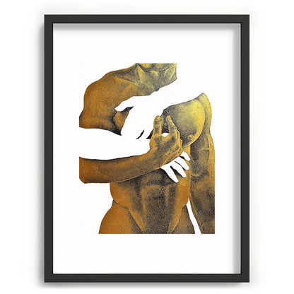 Echoes II - NOODOOD Painting (Gold doesn't print shiny) Framed Art Print Gallery Image 35
