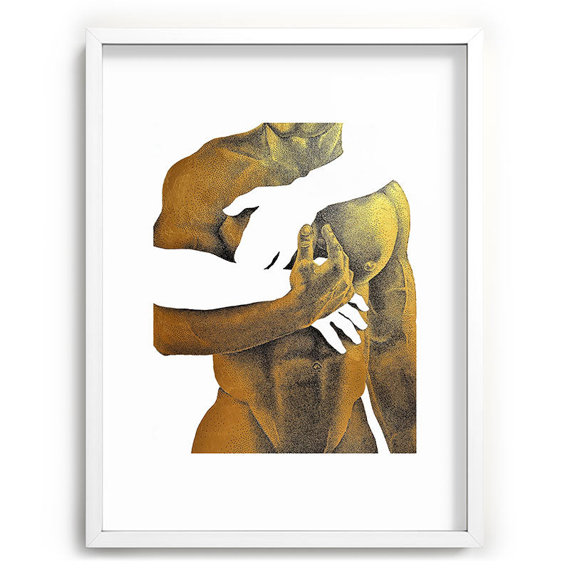 Echoes II - NOODOOD Painting (Gold doesn't print shiny) Framed Art Print Gallery Image 47