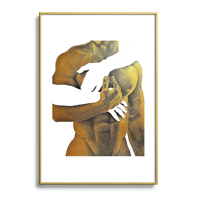 Echoes II - NOODOOD Painting (Gold doesn't print shiny) Framed Art Print Gallery Image 54