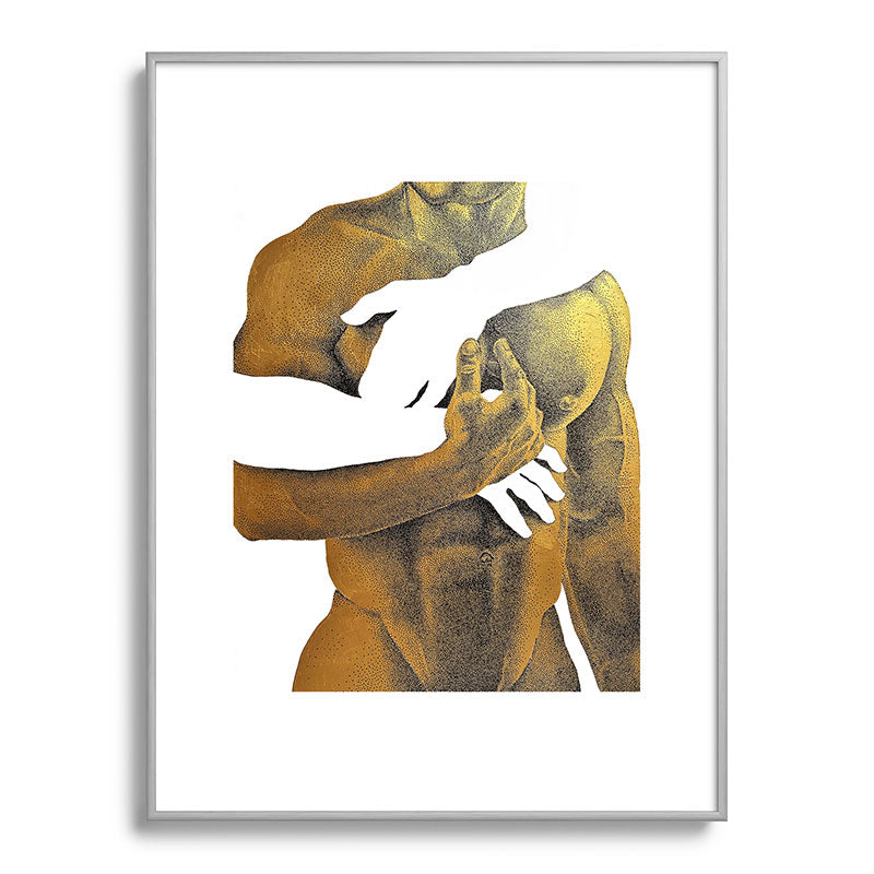 Echoes II - NOODOOD Painting (Gold doesn't print shiny) Framed Art Print Gallery Image 59
