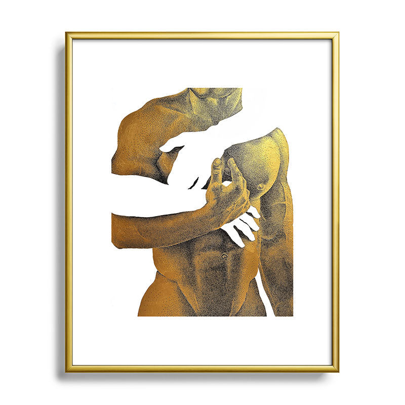 Echoes II - NOODOOD Painting (Gold doesn't print shiny) Framed Art Print Gallery Image 53
