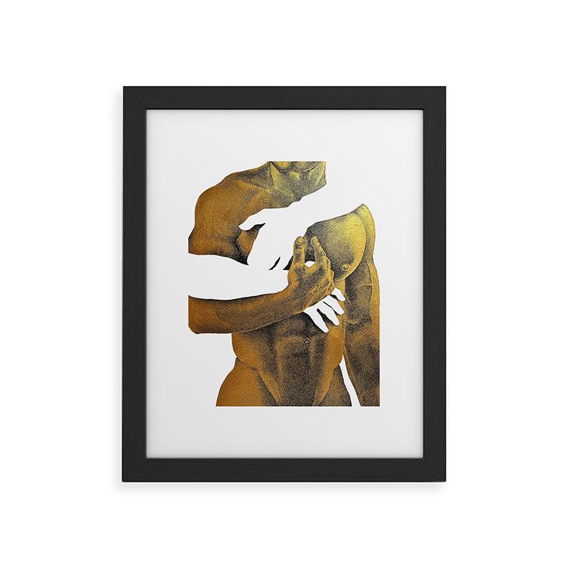 Echoes II - NOODOOD Painting (Gold doesn't print shiny) Framed Art Print Gallery Image 20
