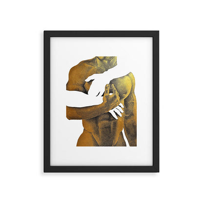 Echoes II - NOODOOD Painting (Gold doesn't print shiny) Framed Art Print Gallery Image 4