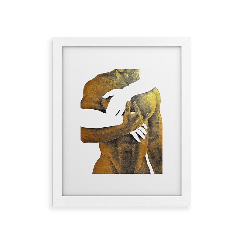 Echoes II - NOODOOD Painting (Gold doesn't print shiny) Framed Art Print Gallery Image 31