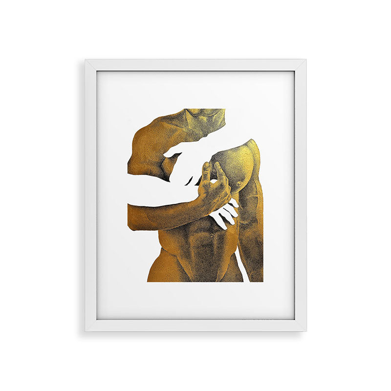 Echoes II - NOODOOD Painting (Gold doesn't print shiny) Framed Art Print Gallery Image 15