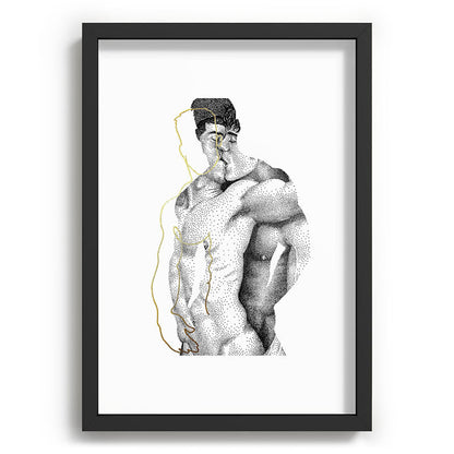 Figuration 1 (GOLD DOESN'T PRINT SHINY) Framed Art Print Gallery Image 34