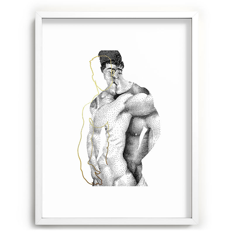 Figuration 1 (GOLD DOESN'T PRINT SHINY) Framed Art Print Gallery Image 47
