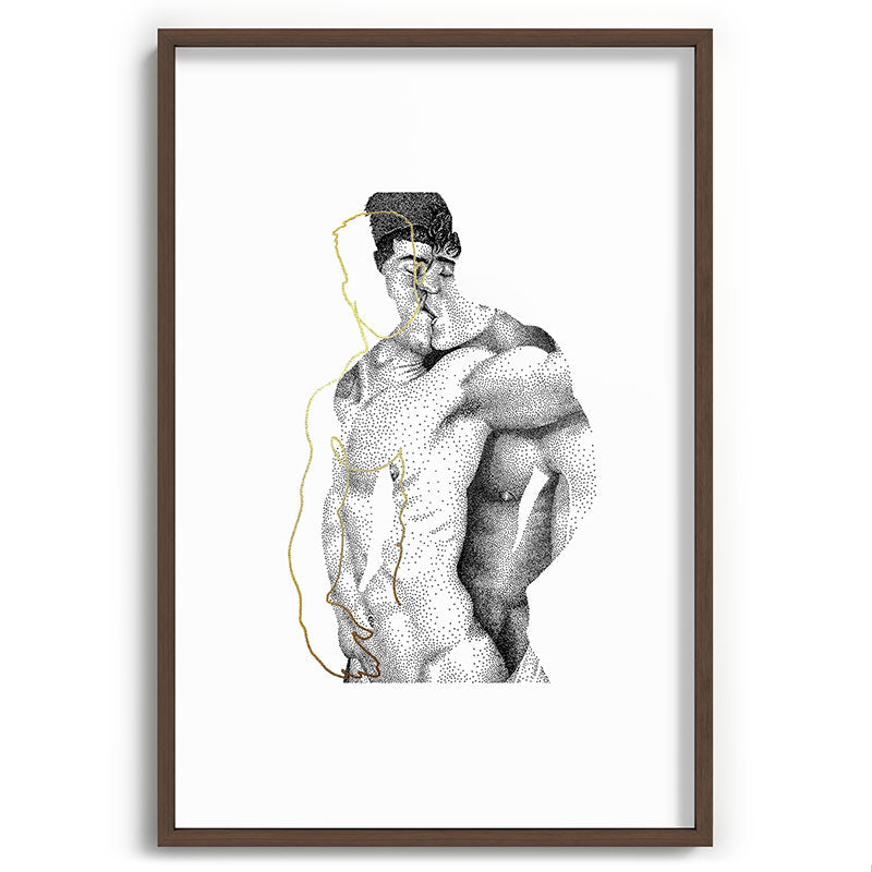 Figuration 1 (GOLD DOESN'T PRINT SHINY) Framed Art Print Gallery Image 40