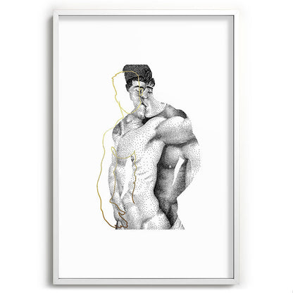 Figuration 1 (GOLD DOESN'T PRINT SHINY) Framed Art Print Gallery Image 48