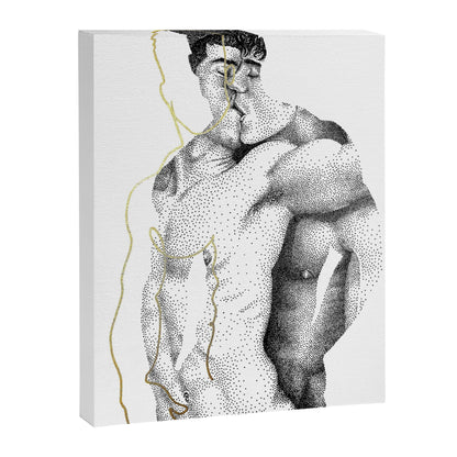 Figuration 1 (GOLD DOESN'T PRINT SHINY) Canvas Print Gallery Image 2