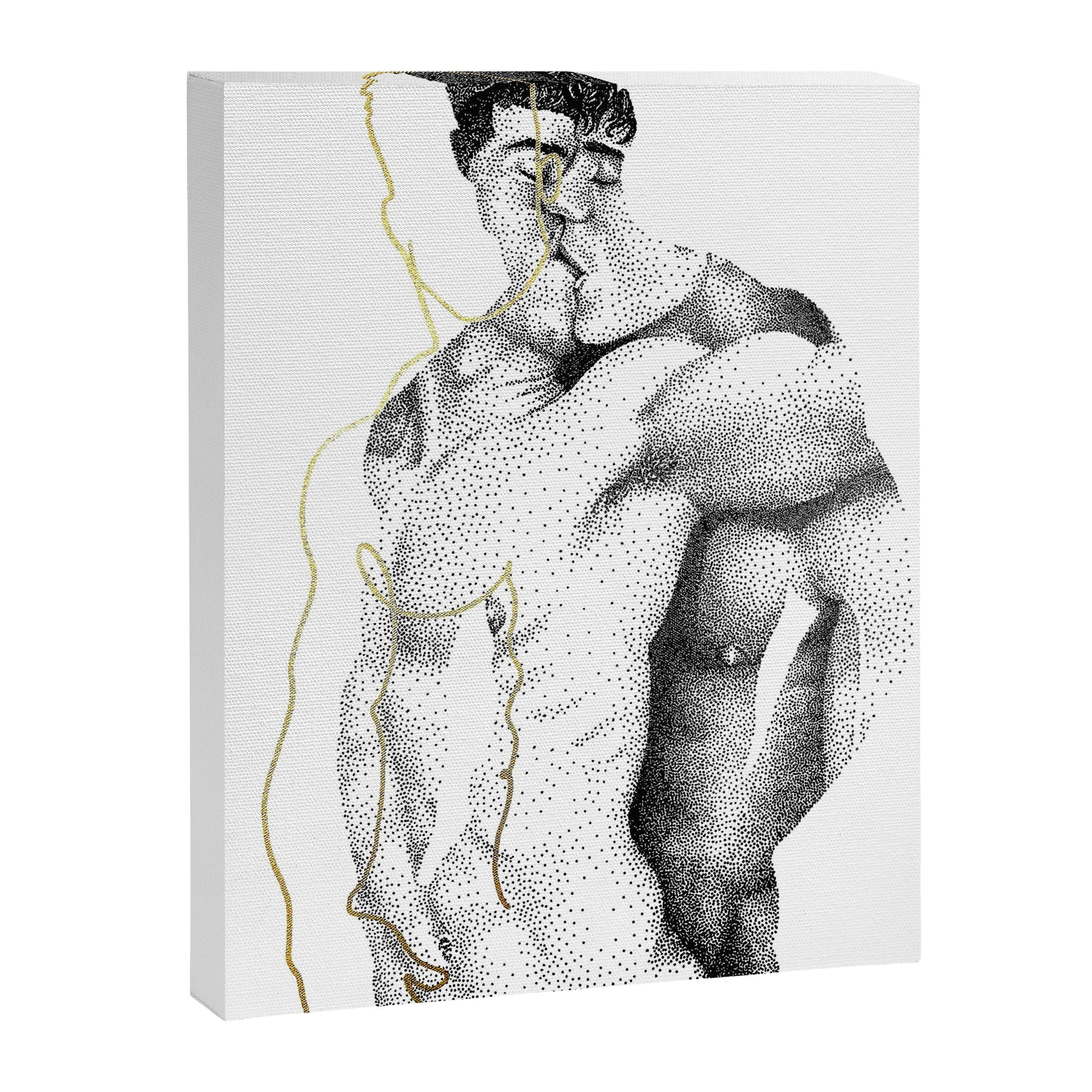 Figuration 1 (GOLD DOESN'T PRINT SHINY) Canvas Print Gallery Image 3