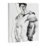 Figuration 1 (GOLD DOESN'T PRINT SHINY) Canvas Print Gallery Image 1