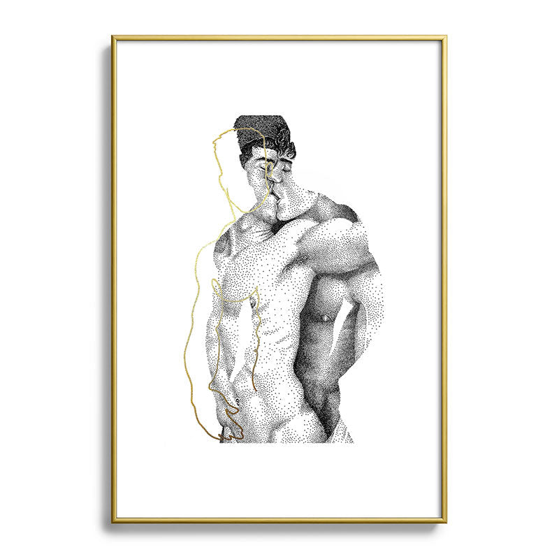 Figuration 1 (GOLD DOESN'T PRINT SHINY) Framed Art Print Gallery Image 54