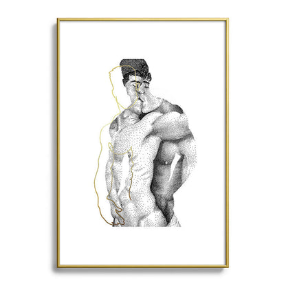 Figuration 1 (GOLD DOESN'T PRINT SHINY) Framed Art Print Gallery Image 54