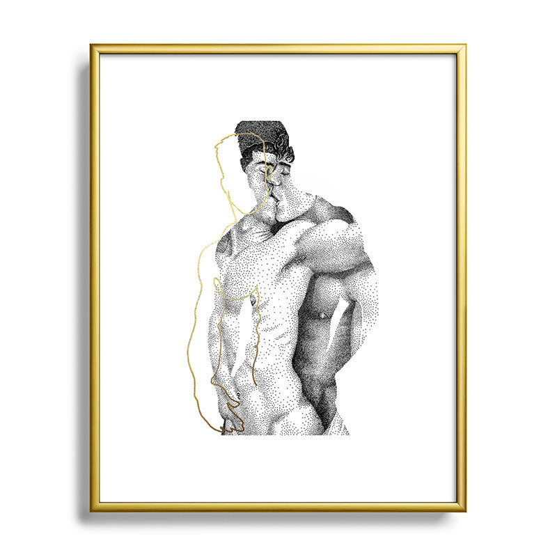 Figuration 1 (GOLD DOESN'T PRINT SHINY) Framed Art Print Gallery Image 53