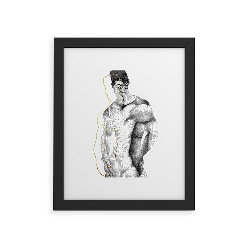 Figuration 1 (GOLD DOESN'T PRINT SHINY) Framed Art Print Gallery Image 19