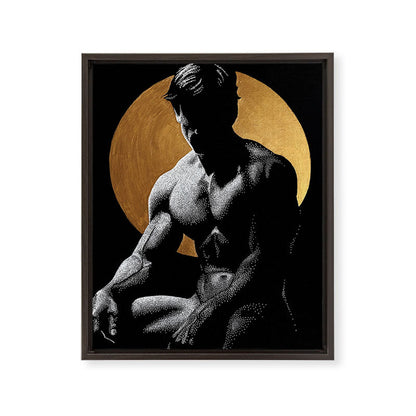Luminosity of Apollo (gold doesn't print shiny) Framed Canvas Print Gallery Image 6
