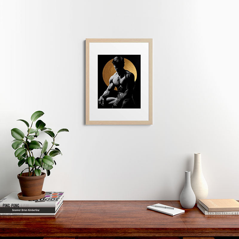 Luminosity of Apollo (gold doesn't print shiny) Framed Art Print Gallery Image 27