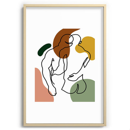NOODDOOD Linework 1 Framed Art Print Gallery Image 44
