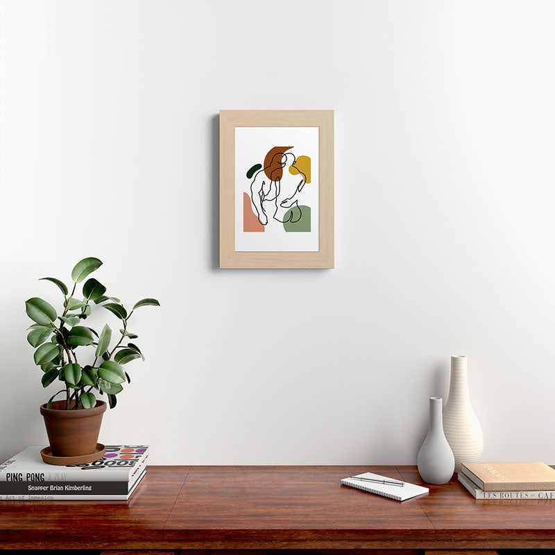 NOODDOOD Linework 1 Framed Art Print Gallery Image 26