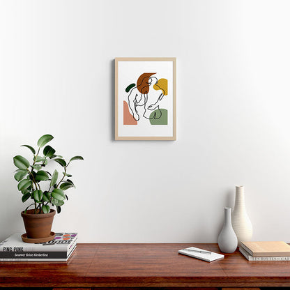 NOODDOOD Linework 1 Framed Art Print Gallery Image 10