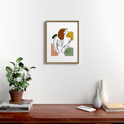 NOODDOOD Linework 1 Framed Art Print Gallery Image 7