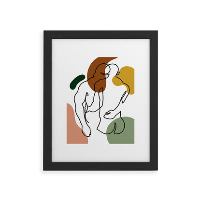 NOODDOOD Linework 1 Framed Art Print Gallery Image 19