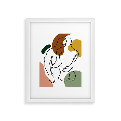 NOODDOOD Linework 1 Framed Art Print Gallery Image 16
