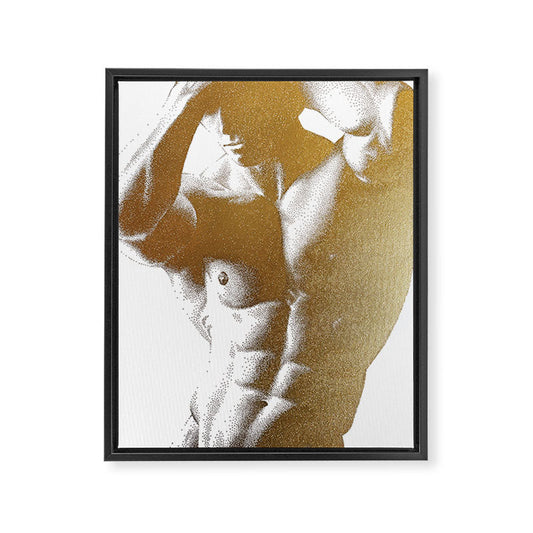 Obscured 2 - Painting Framed Canvas Print Gallery Image 2
