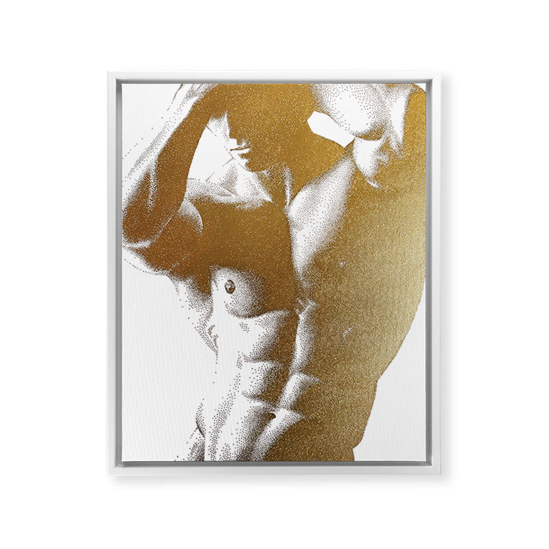 Obscured 2 - Painting Framed Canvas Print Gallery Image 10