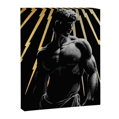 Strength of Zeus (Gold doesn't print shiny) Canvas Print Gallery Image 1