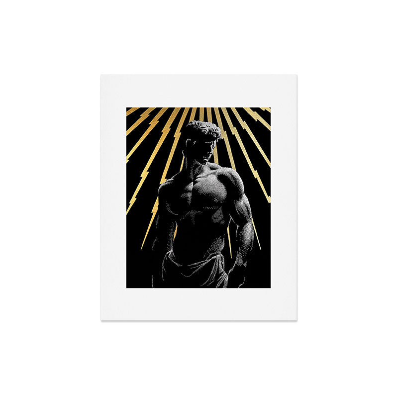 Strength of Zeus (Gold doesn't print shiny) Art Print Gallery Image 3