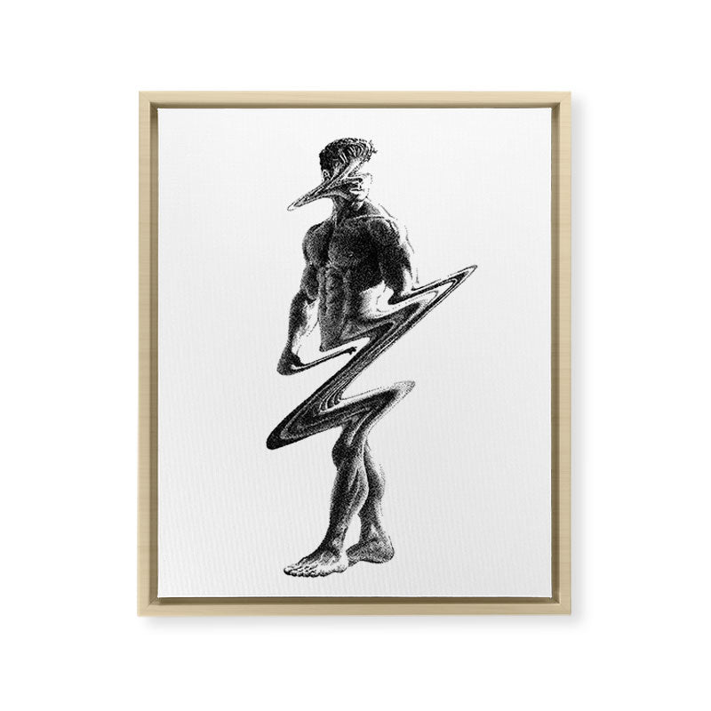 Wavy 2 - NOODDOODs Framed Canvas Print Gallery Image 7
