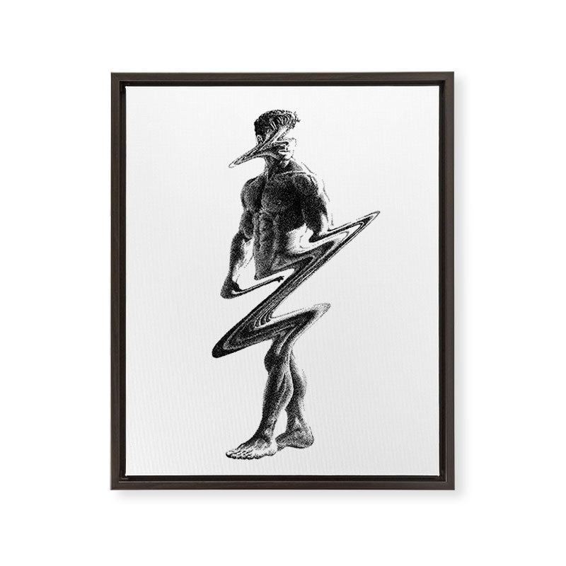 Wavy 2 - NOODDOODs Framed Canvas Print Gallery Image 5