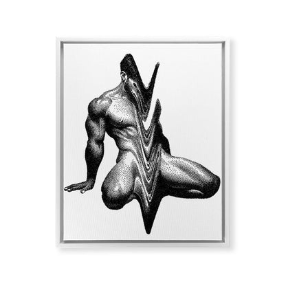 Wavy 3 NOODDOODs Framed Canvas Print Gallery Image 12