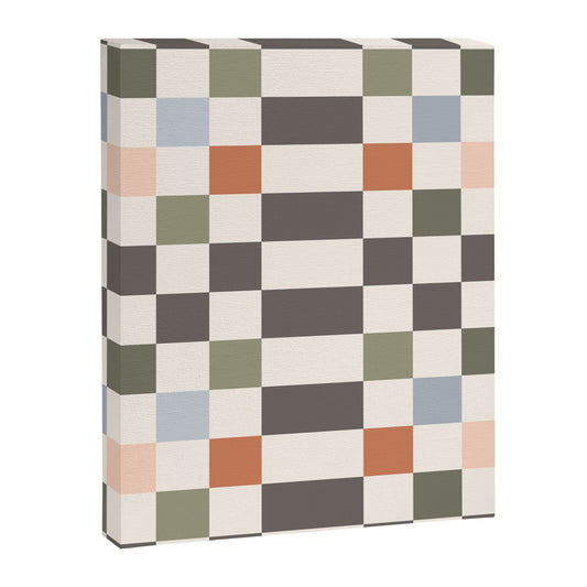 Fall Checkerboard Canvas Print Gallery Image 1