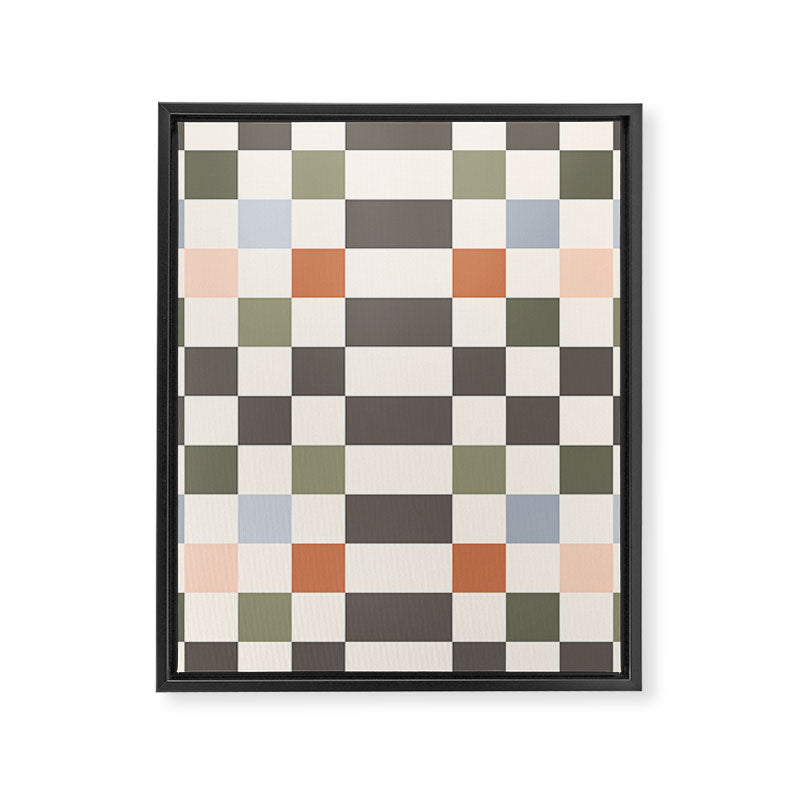 Fall Checkerboard Framed Canvas Print Gallery Image 8