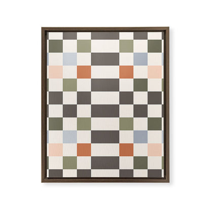 Fall Checkerboard Framed Canvas Print Gallery Image 12