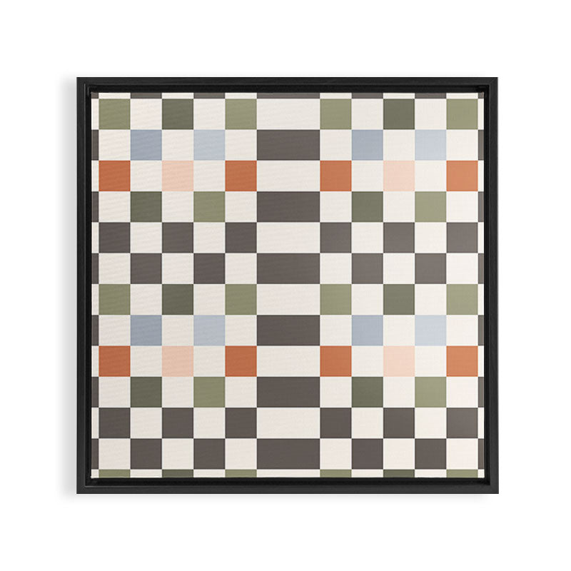 Fall Checkerboard Framed Canvas Print Gallery Image 9