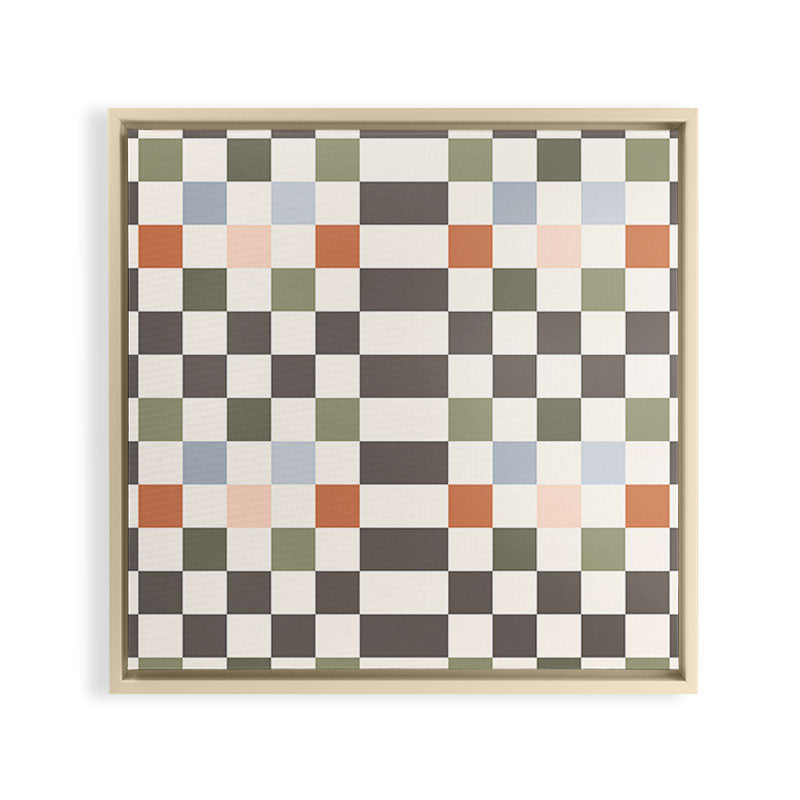 Fall Checkerboard Framed Canvas Print Gallery Image 24