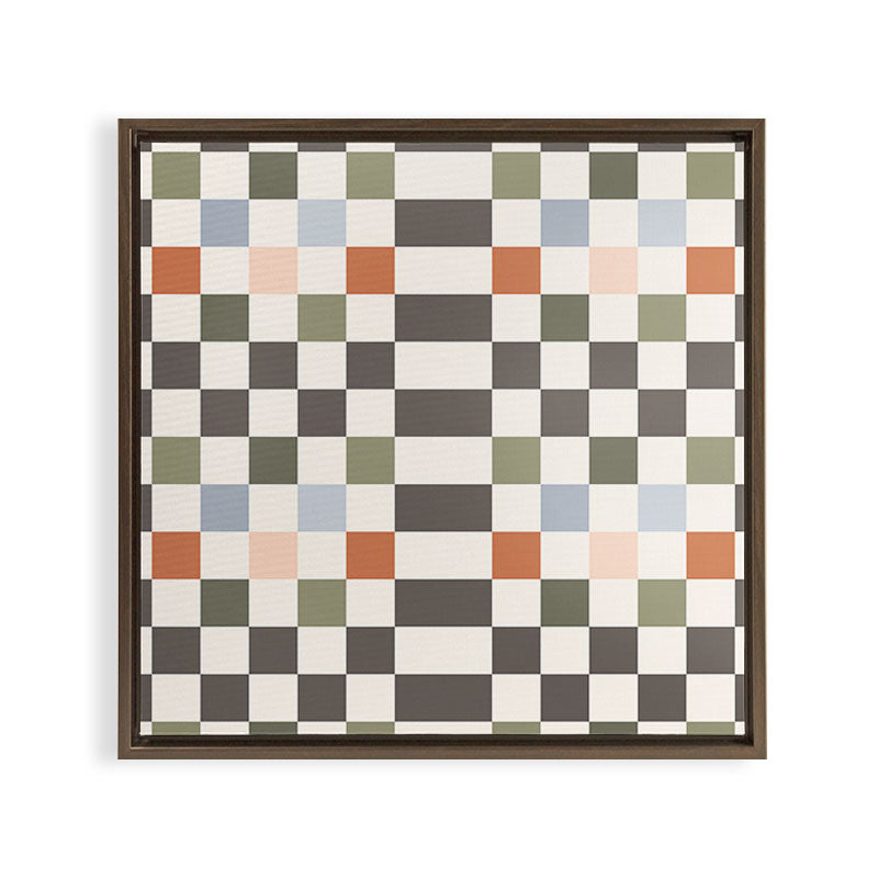 Fall Checkerboard Framed Canvas Print Gallery Image 18