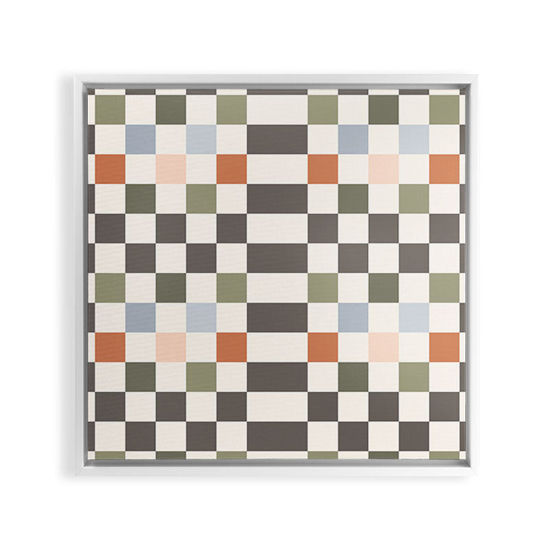 Fall Checkerboard Framed Canvas Print Gallery Image 33