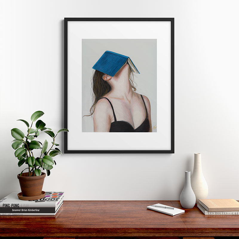 Books Framed Art Print Gallery Image 7