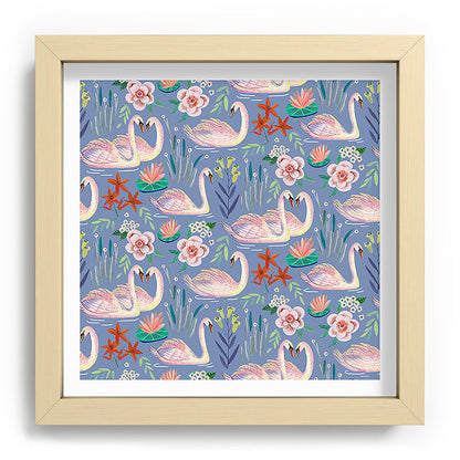 Swan Pattern Framed Art Print Gallery Image 106