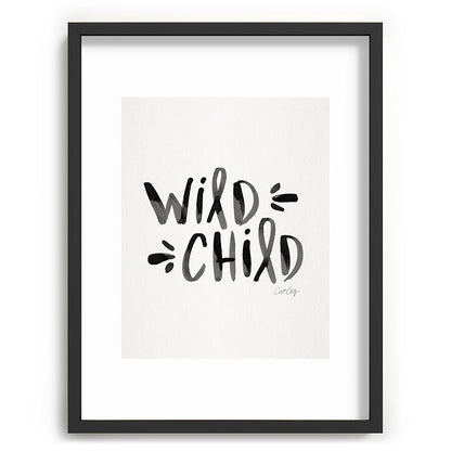 Wild Child - Black Framed Art Print Gallery Image 84